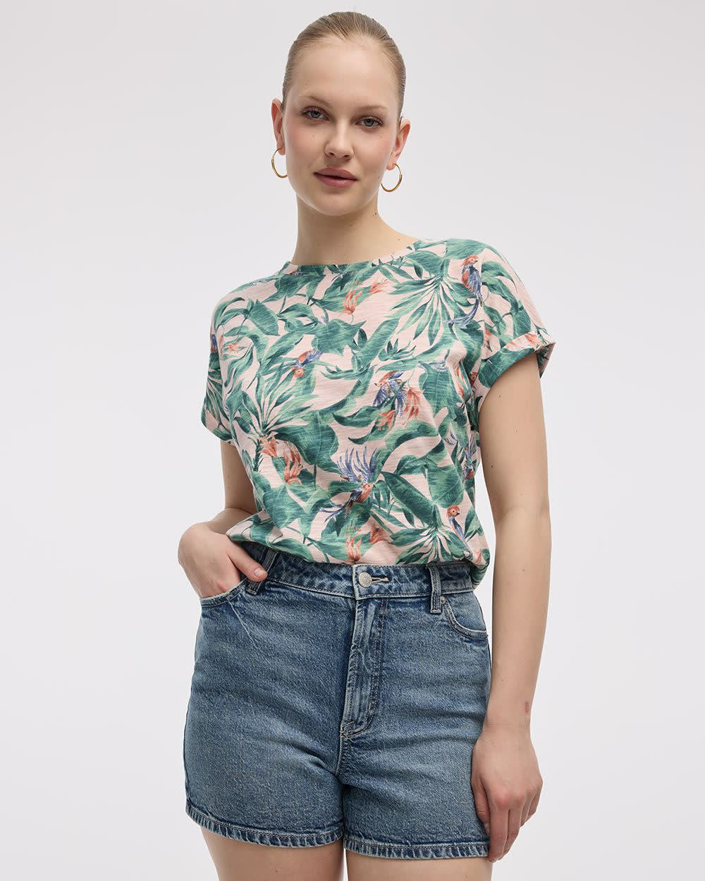 Short-Sleeve Crew-Neck Tee