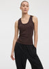 Scoop-Neck Ribbed Tank