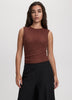 Sleeveless Crew-Neck Lace Top