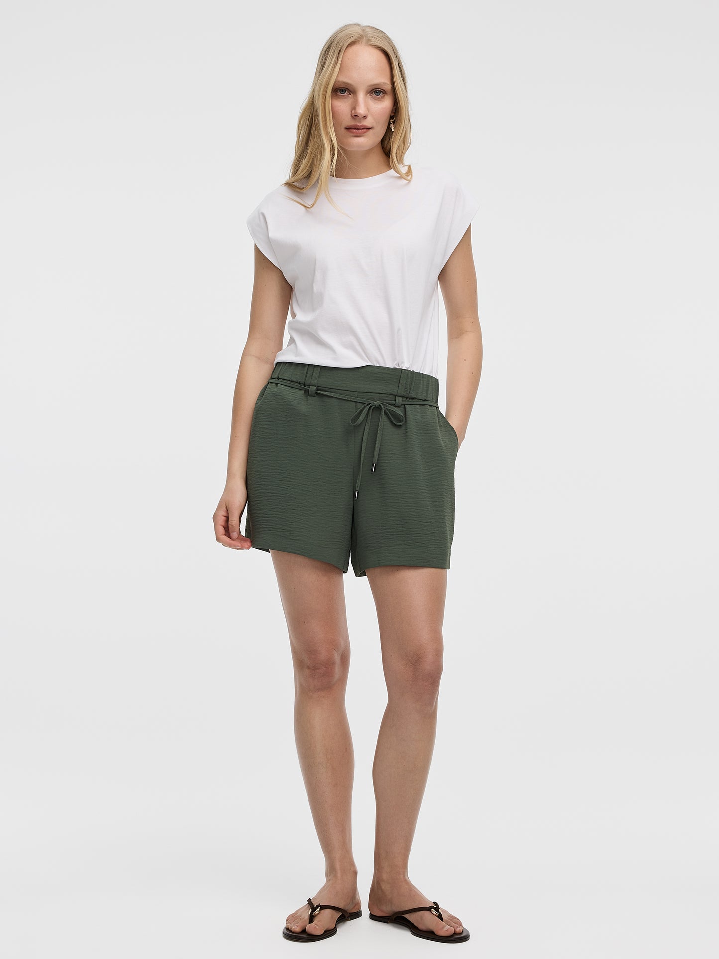 High-Rise Pull-On Shorts