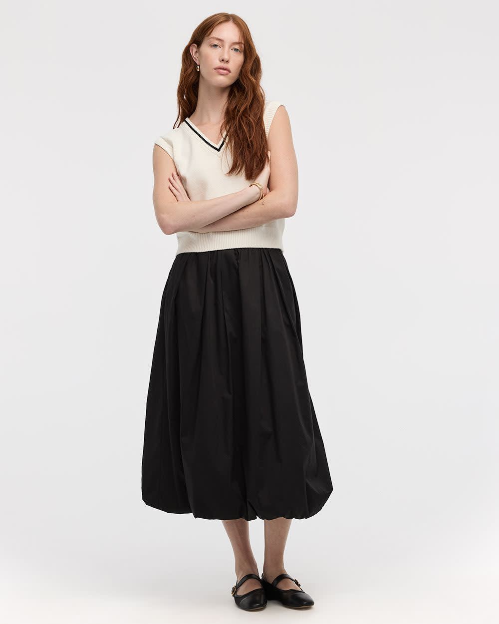 Midi Bubble Skirt