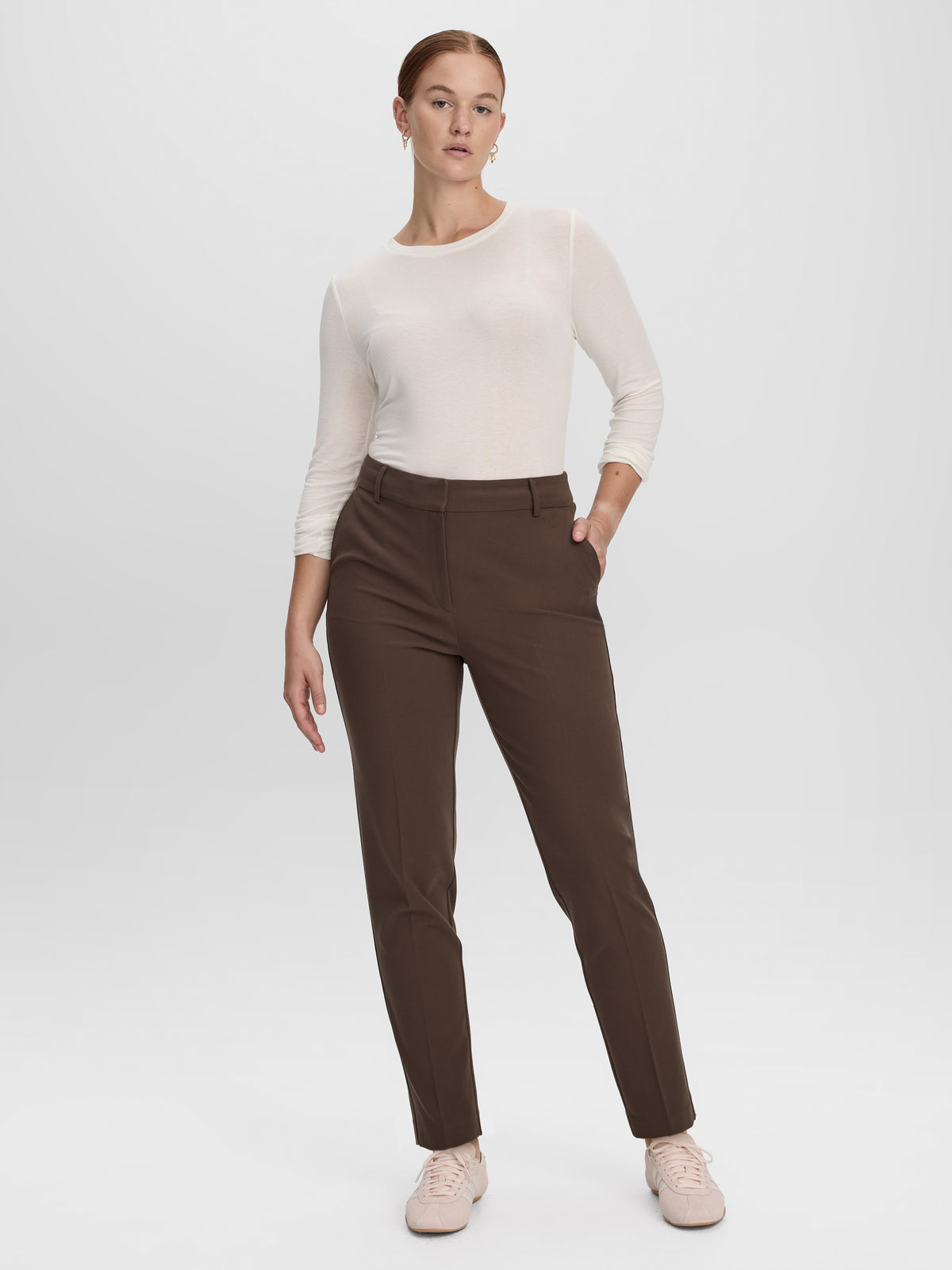 Slim-Leg High-Rise Ankle Pant - Curvy Fit - The Portfolio