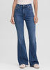 Flare-Leg High-Rise Jean