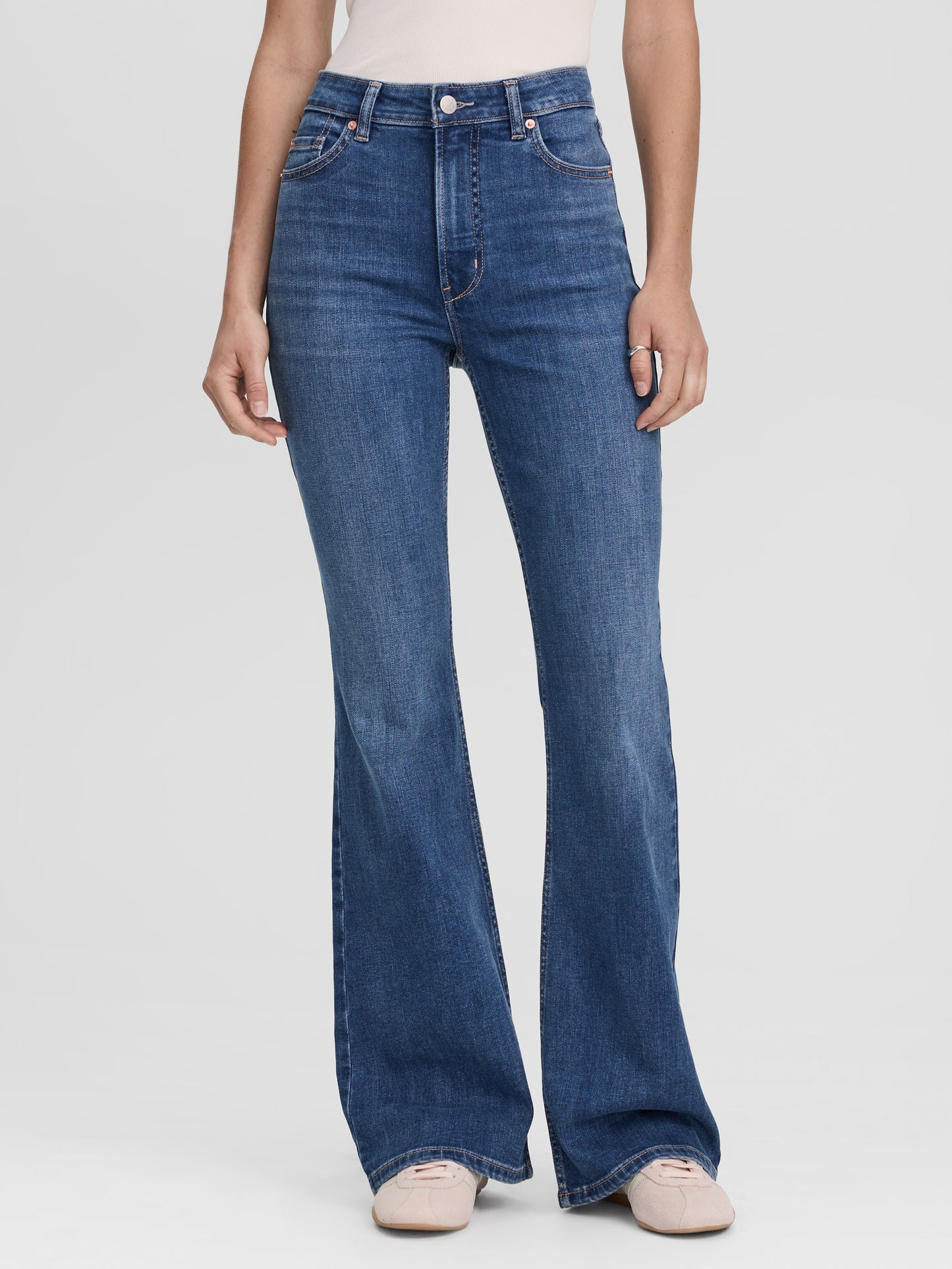 Flare-Leg High-Rise Jean