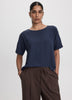Crew-Neck T-Shirt Blouse