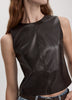 Faux Leather Cami