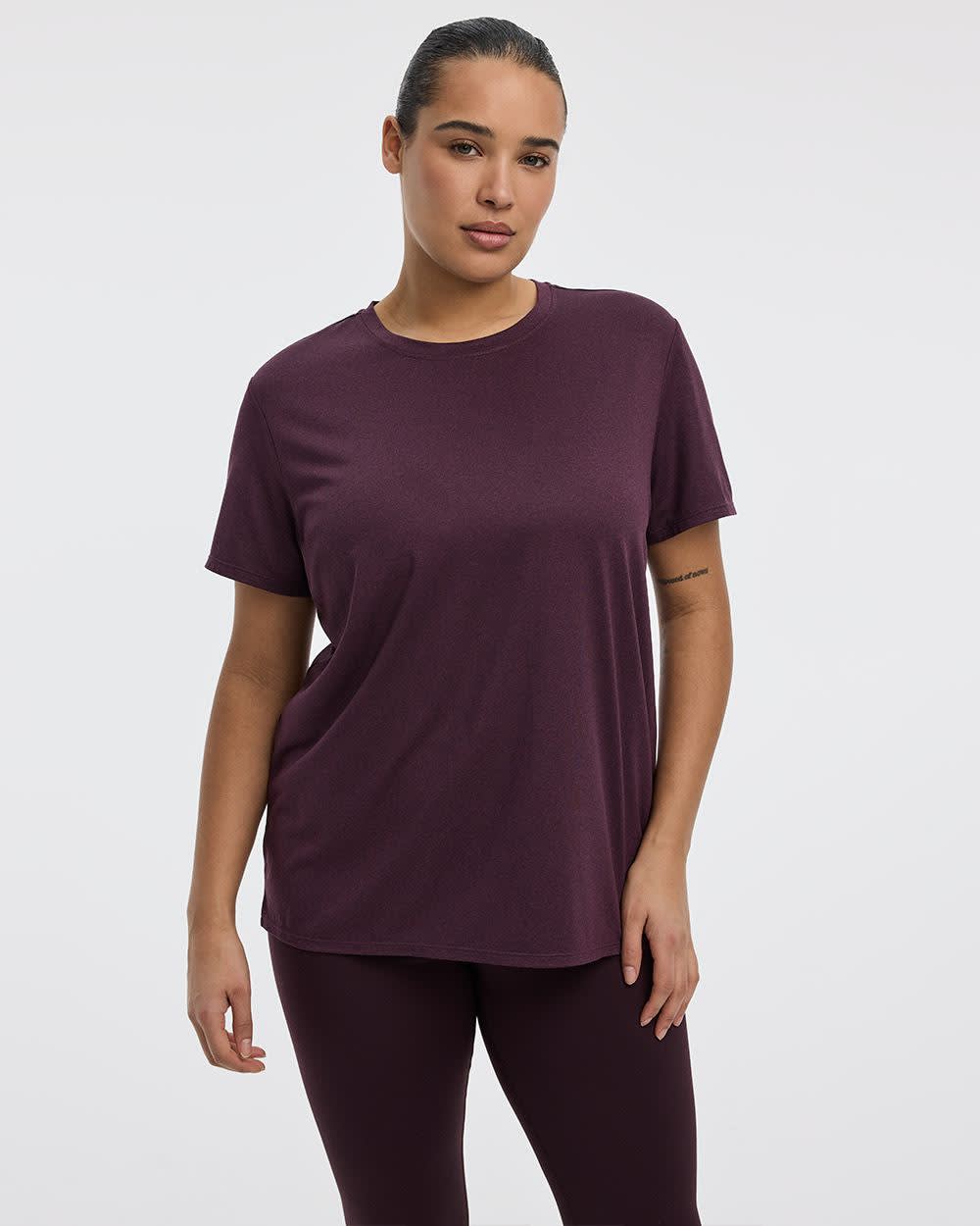 T-shirt à col rond - DRY-LUX (MD) Hyba Essentiels