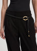 Faux Leather Cord Belt