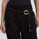 Faux Leather Cord Belt