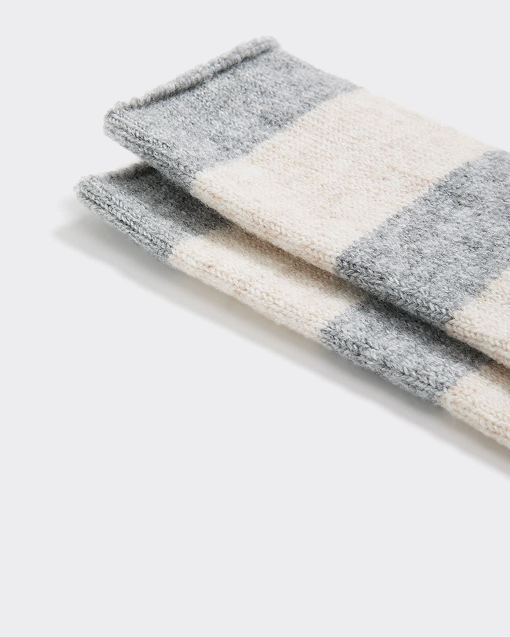 Super-Soft Striped Socks