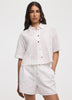 Short-Sleeve Shirt with Embroideries