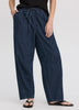 Pull-On High-Rise Barrel Pant