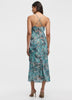 Sleeveless Maxi Dress with Cowl Neckline