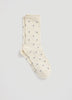 Floral Pointelle Crew Socks