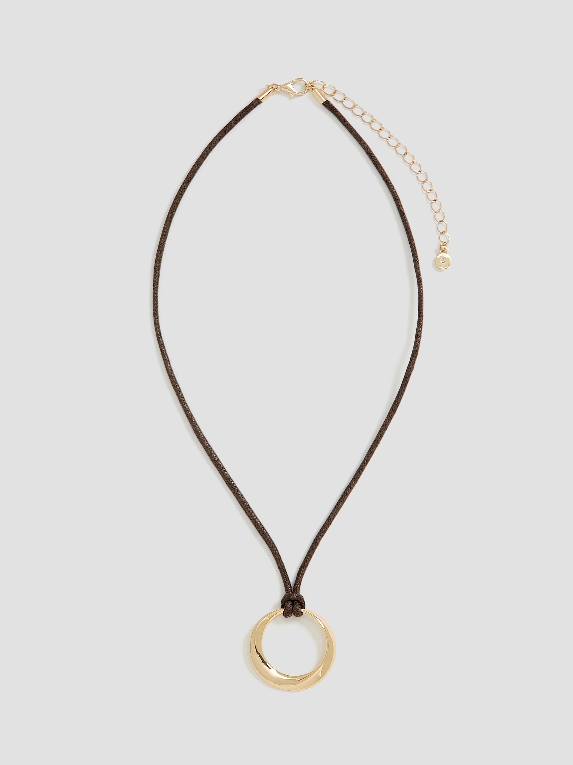 Cord Necklace with Pendant