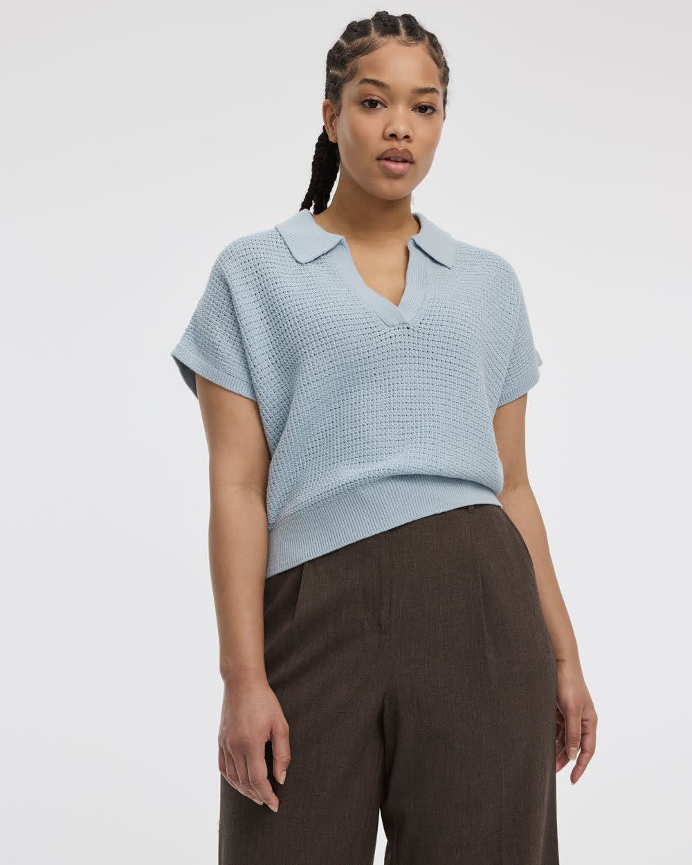 Extended-Sleeve Johnny Sweater Vest