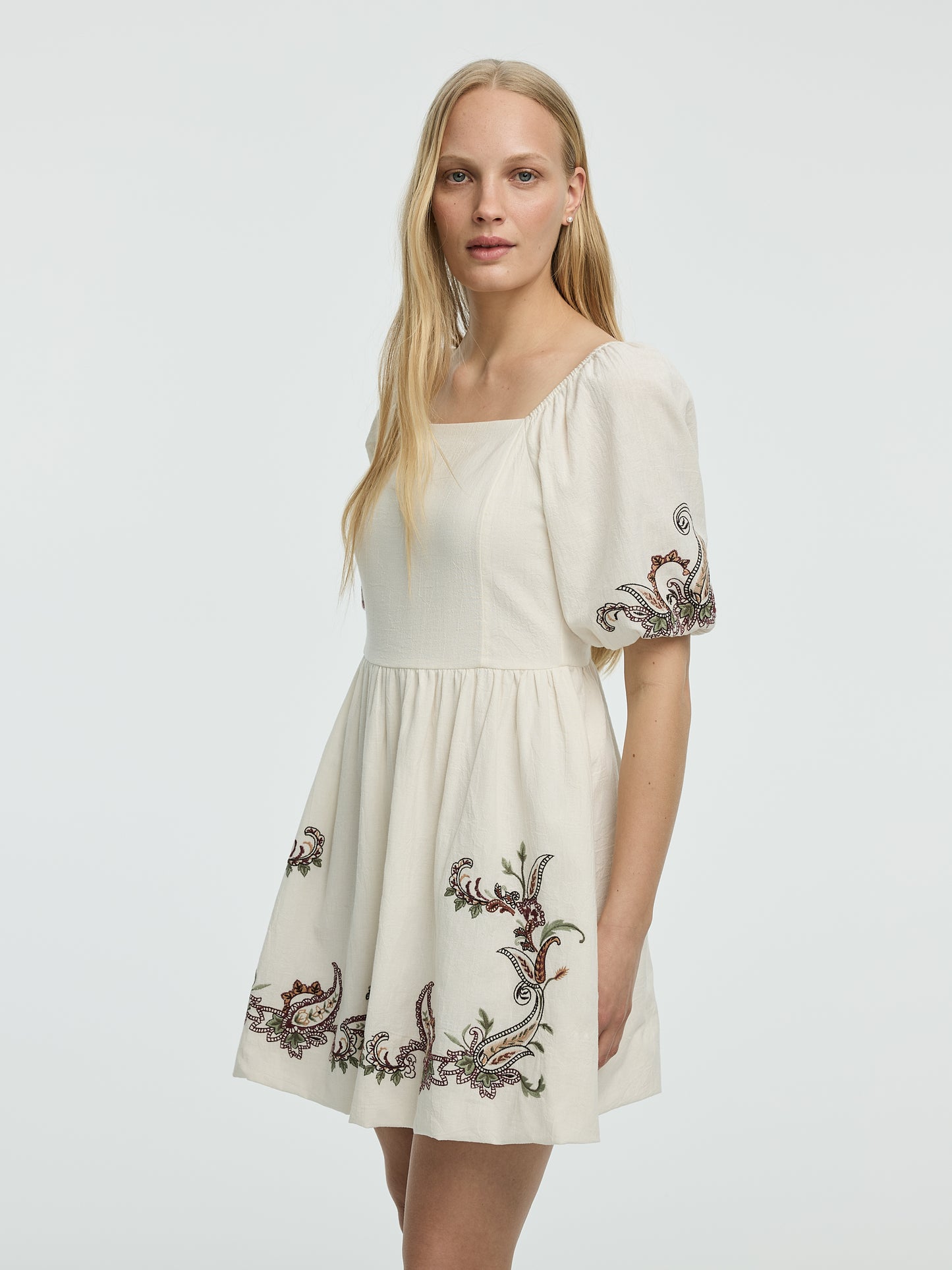 Women's Fit-and-Flare Dress with Square Neckline Hyba by Reitmans Women's Fit-and-Flare Dress with Square Neckline Hyba by Reitmans