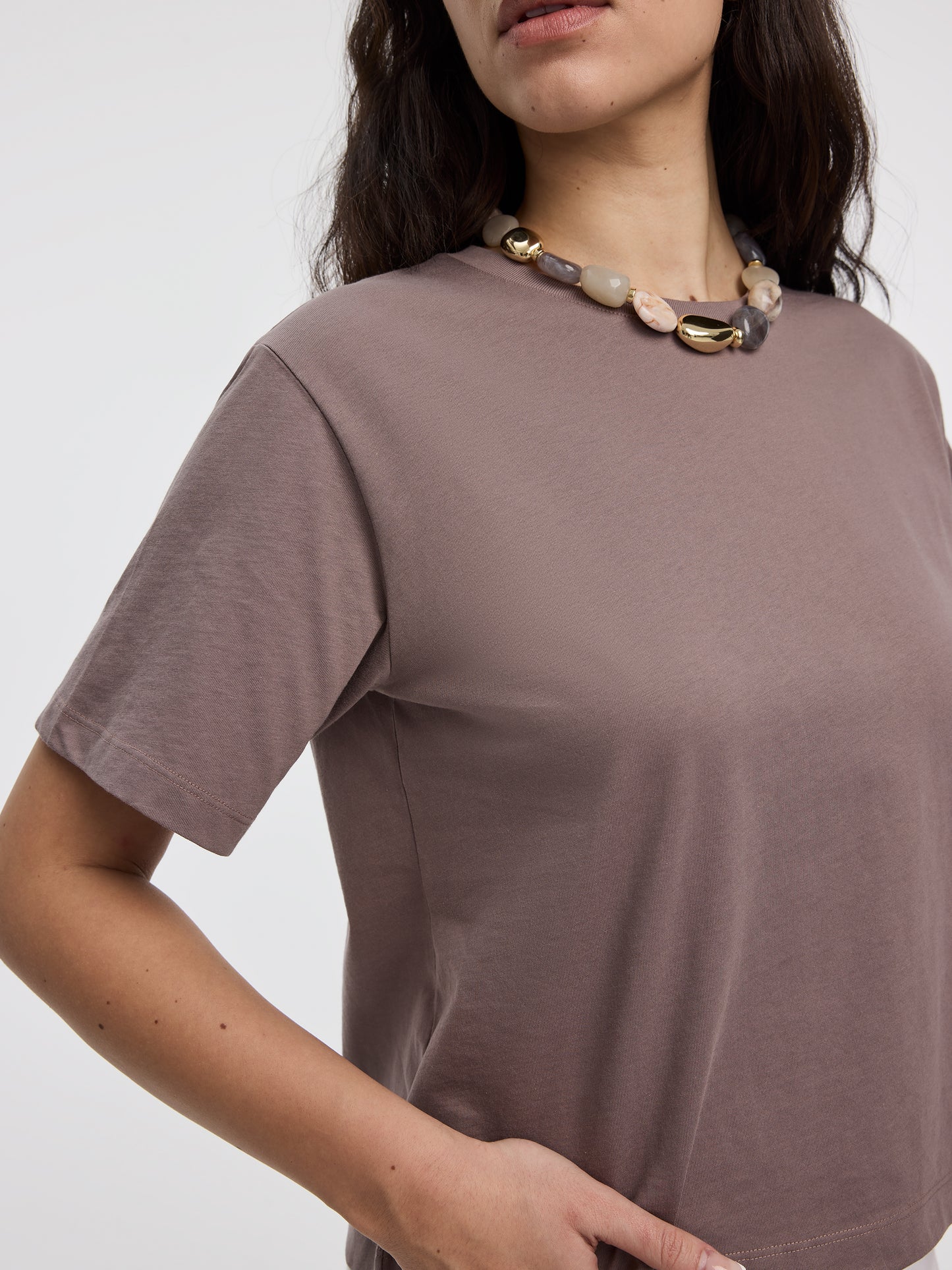 Crew-Neck Boxy T-Shirt