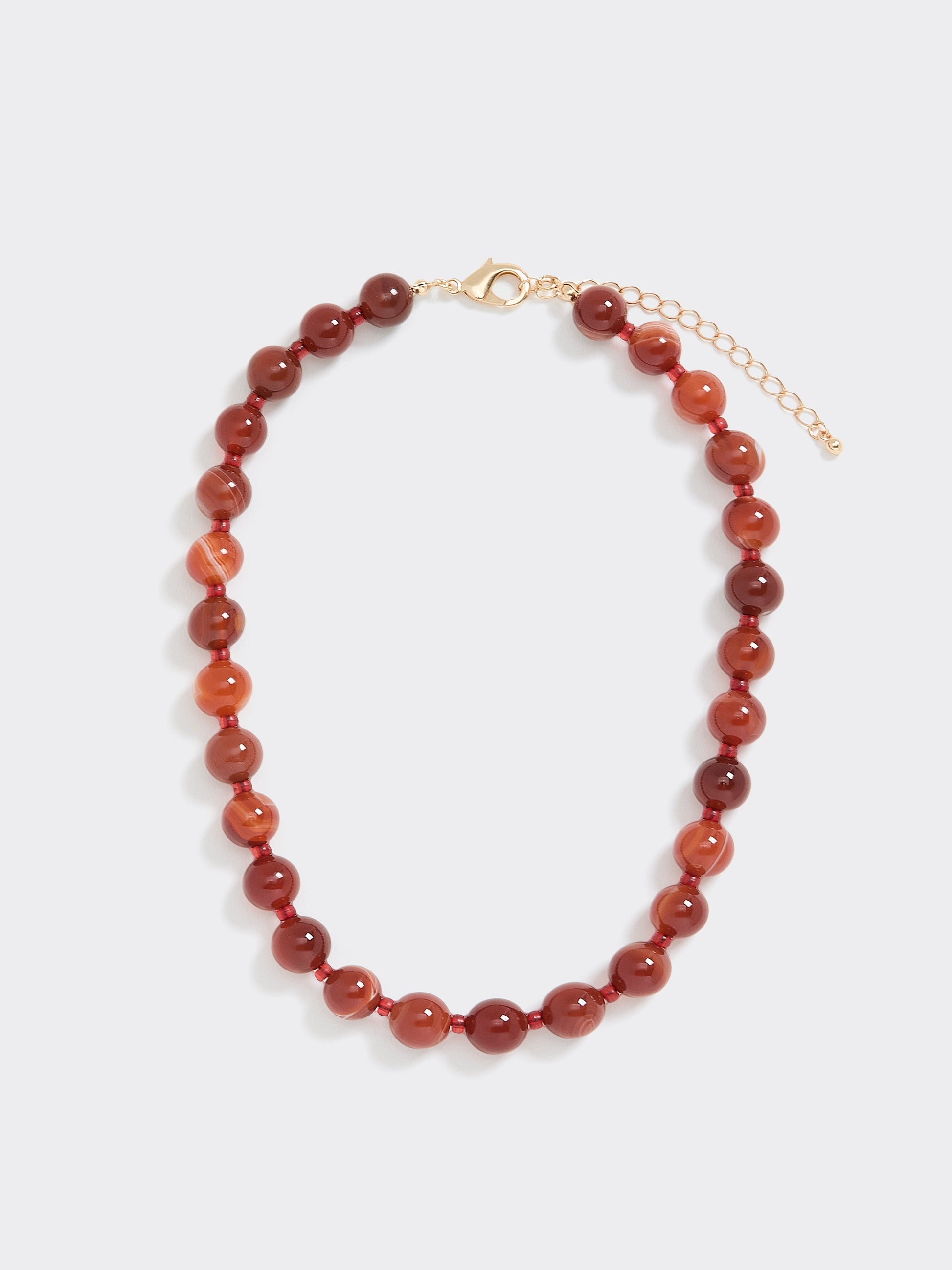Agate Beaded Necklace
