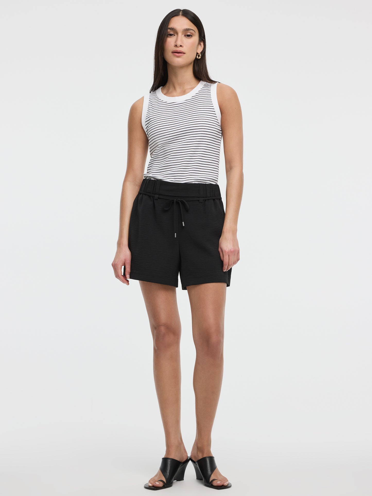 High-Rise Pull-On Shorts
