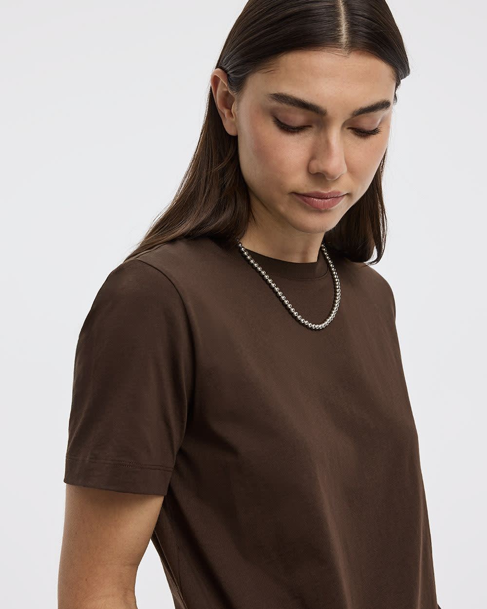 Boyfriend Crew-Neck T-Shirt - R Essentials