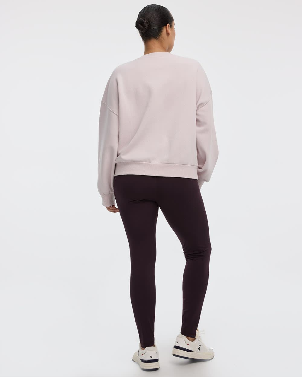 Fleece Embossed Sweatshirt - Hyba