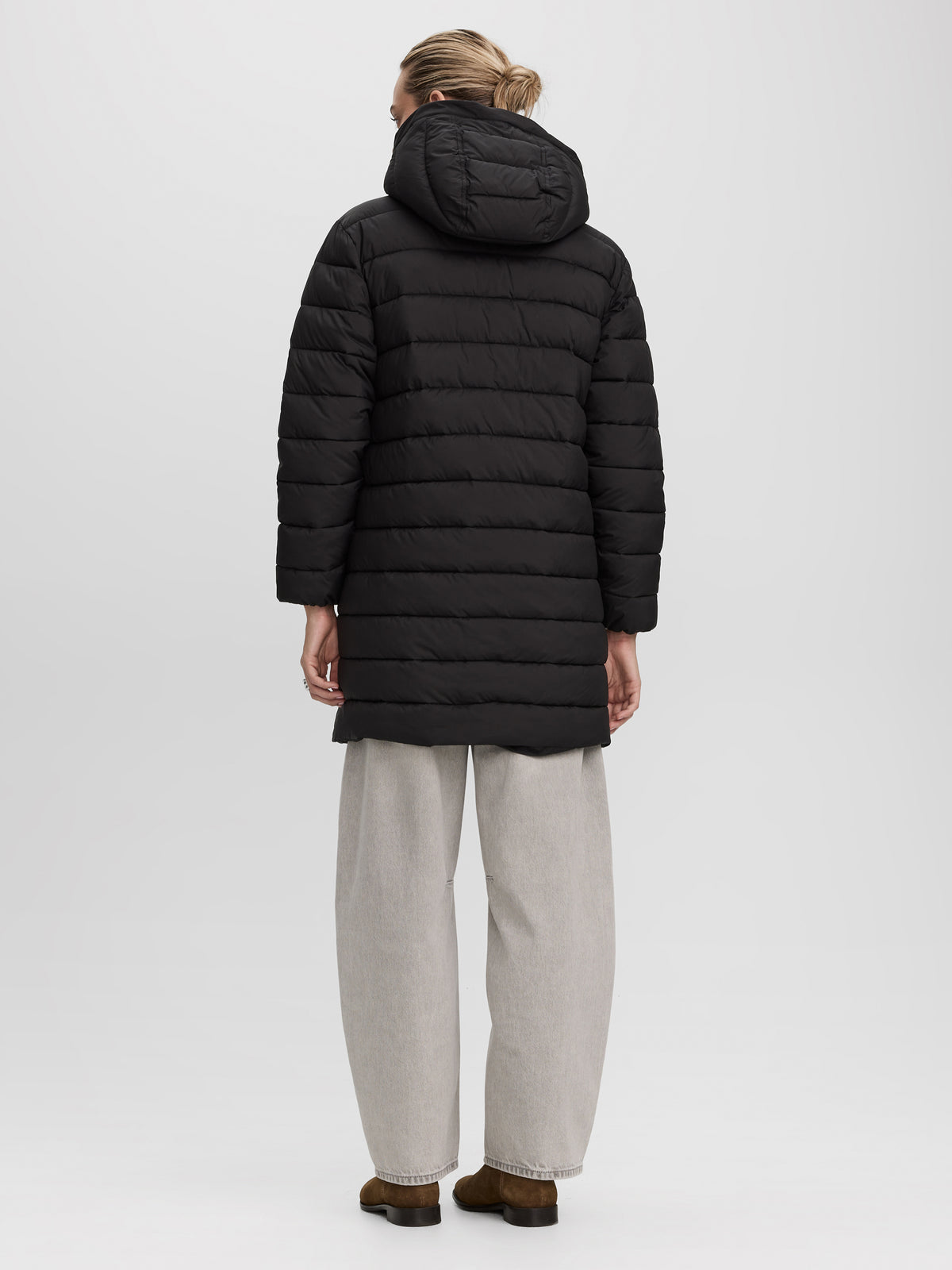 Puffer Jacket with Removable Hood
