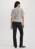Merino-Blend Short-Sleeve Mock-Neck Sweater