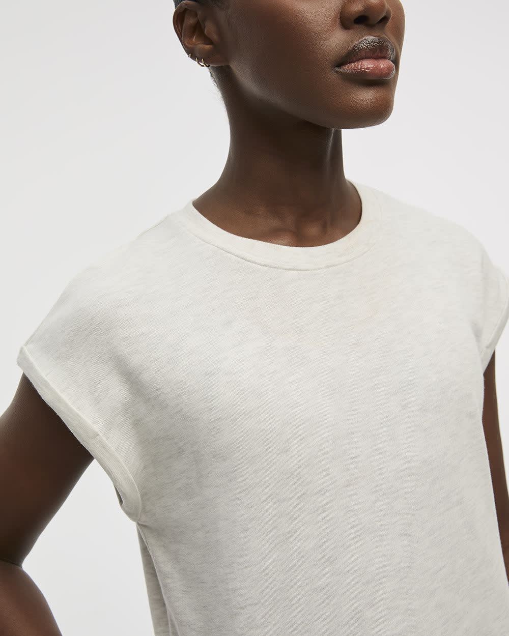Extended-Sleeve Crew-Neck Dress with Pockets - Hyba