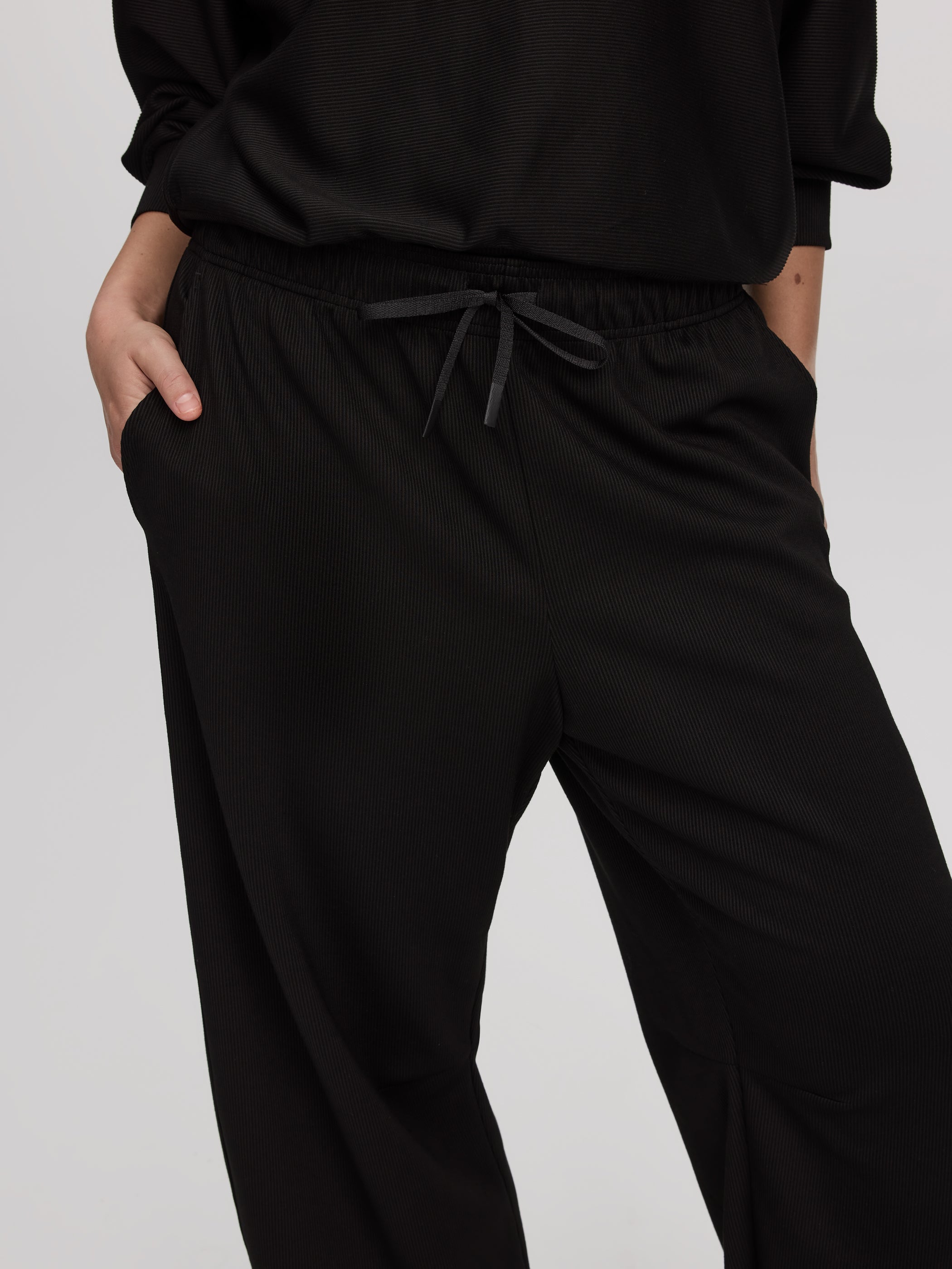 Barrel-Leg Pull-On Pant