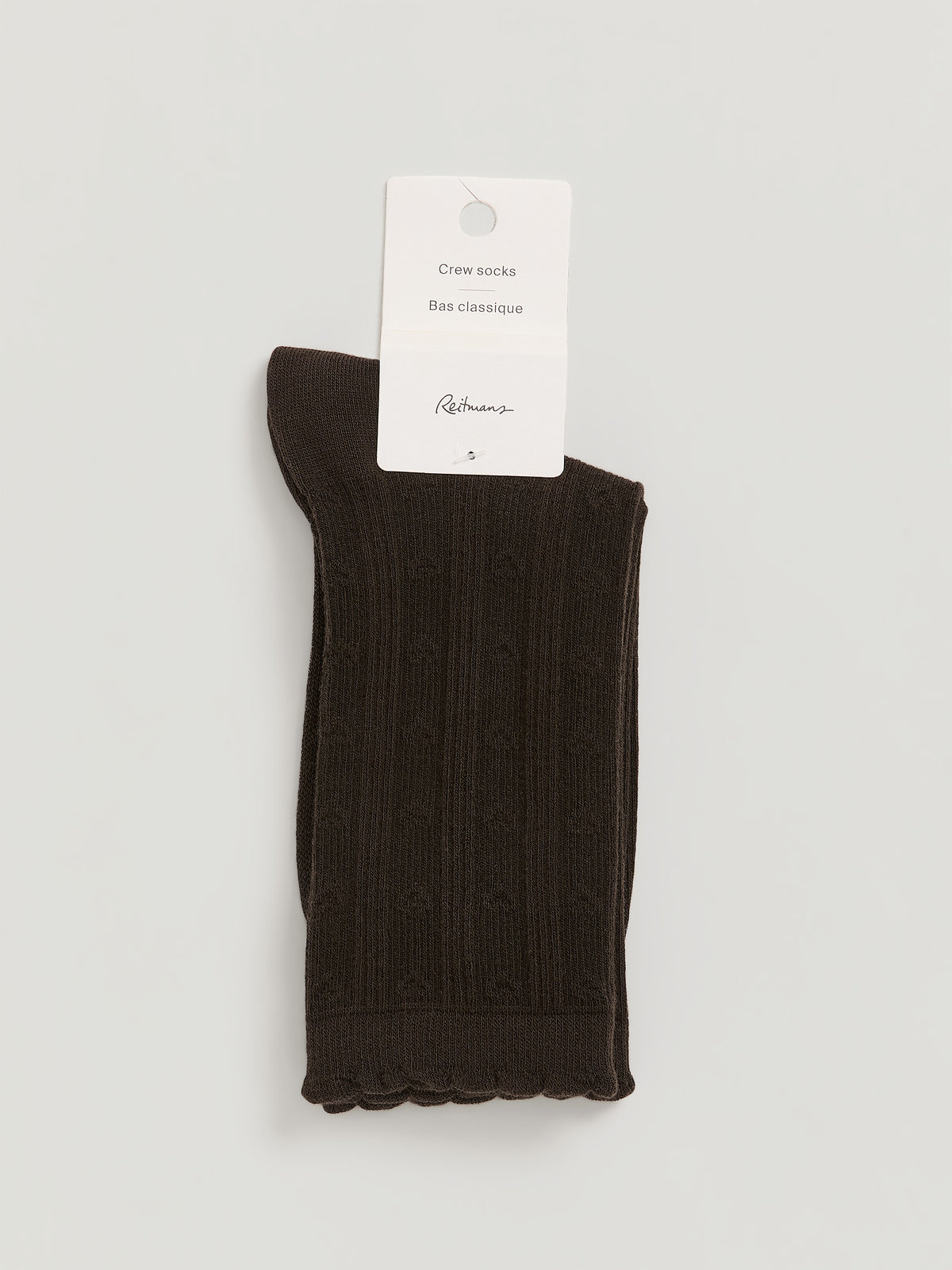 Heart Pointelle Crew Socks