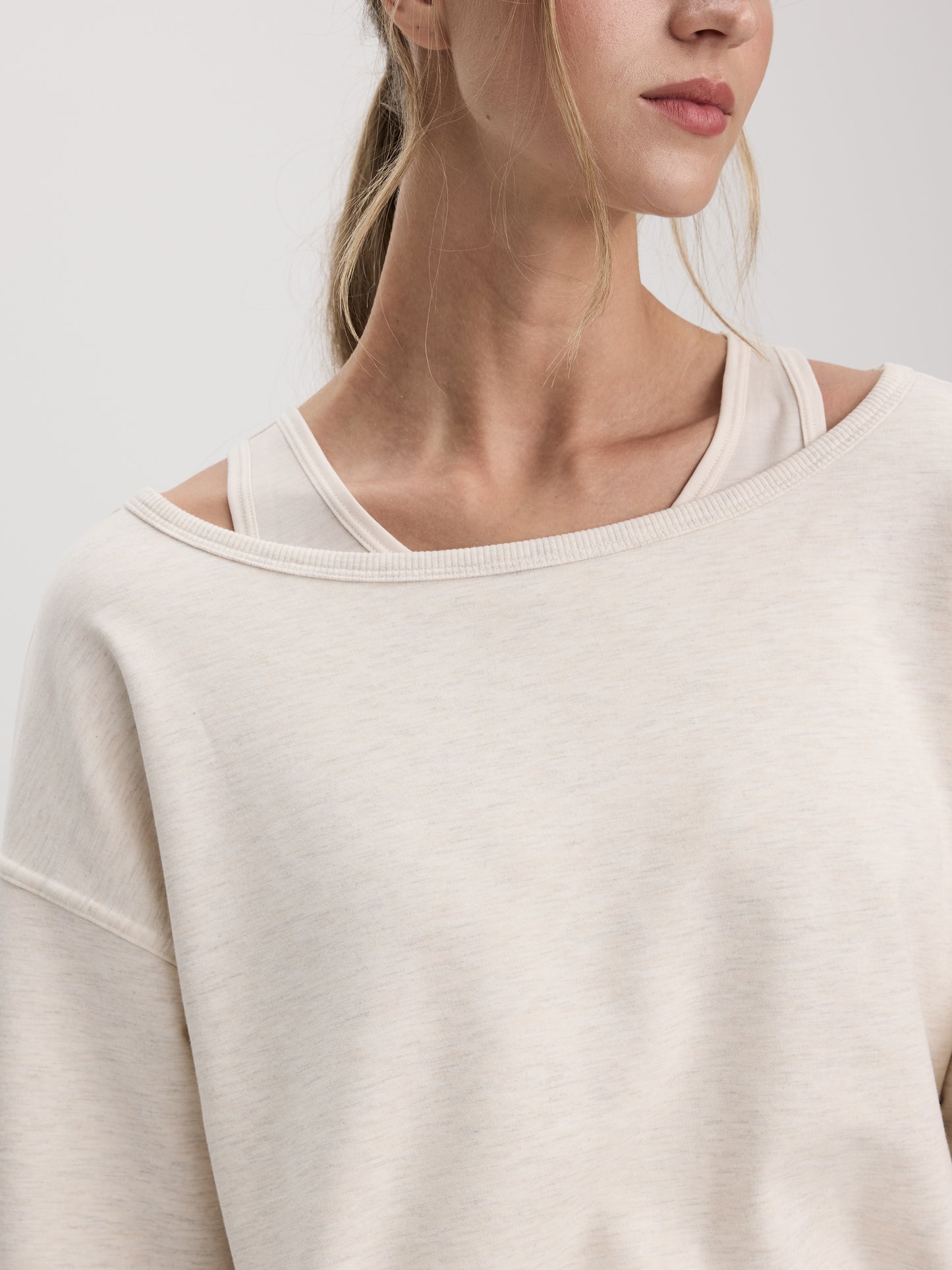 Off-the-Shoulder Long-Sleeve Top - Hyba