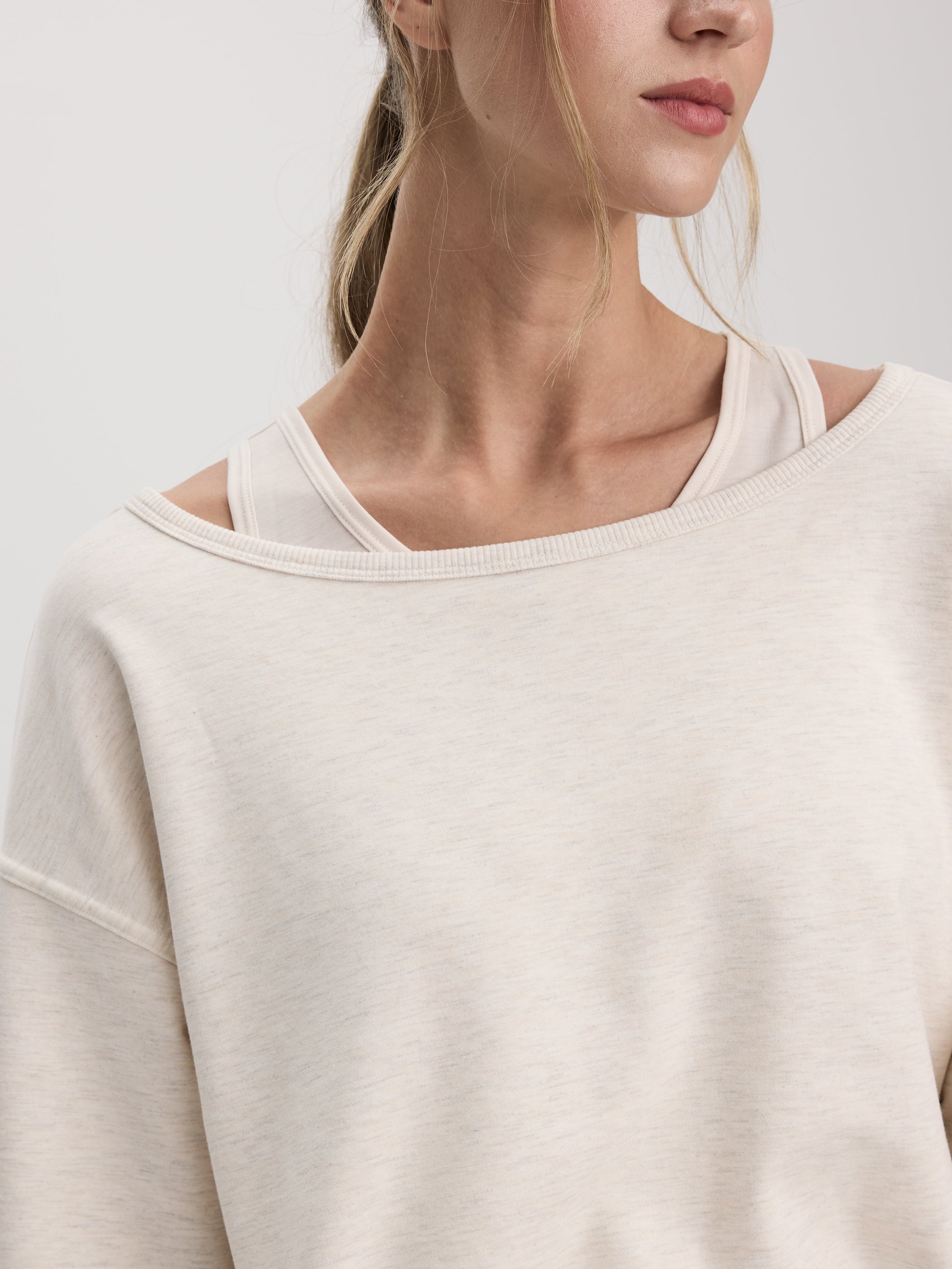 Off-the-Shoulder Long-Sleeve Top - Hyba