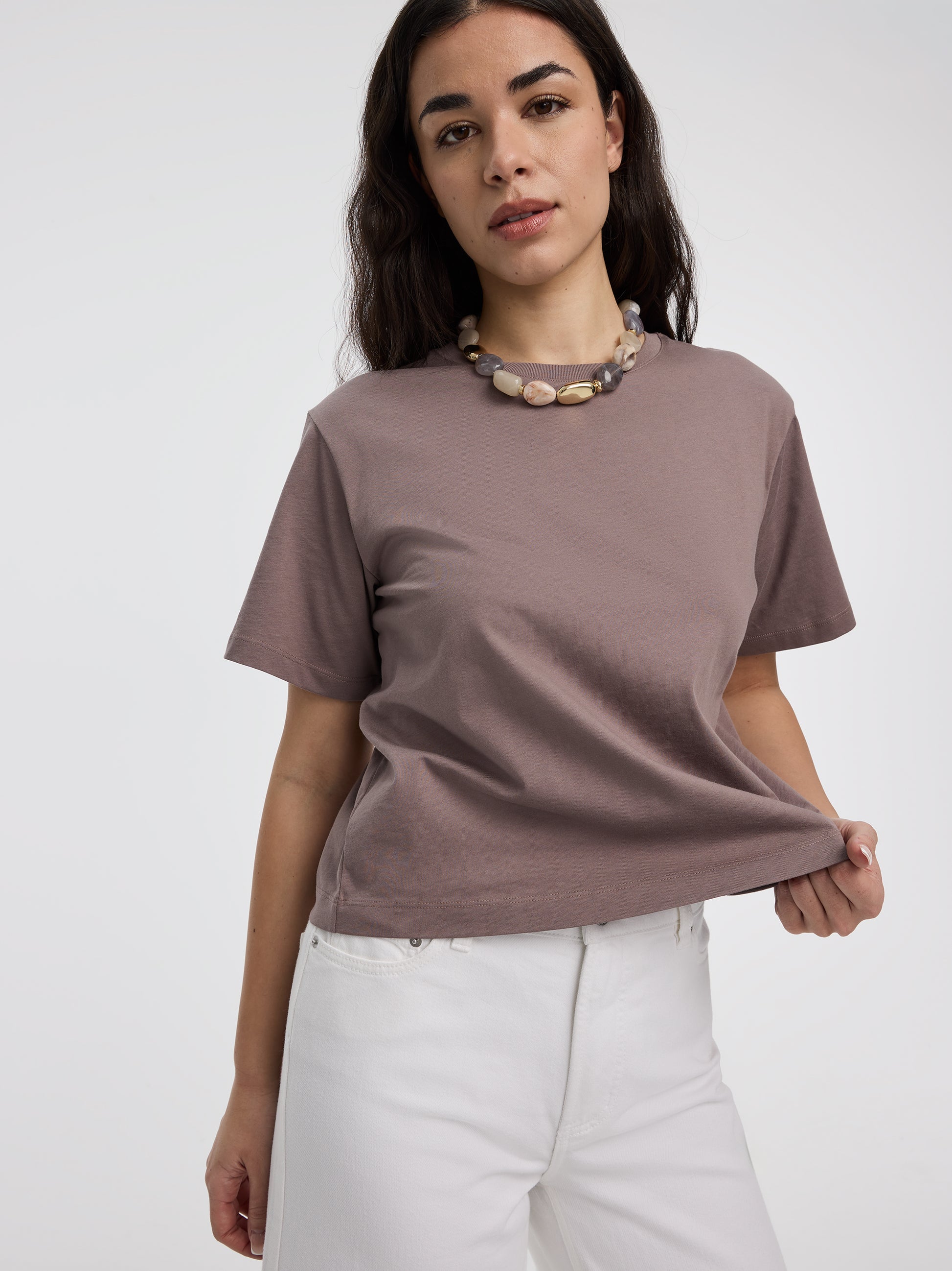 Crew-Neck Boxy T-Shirt