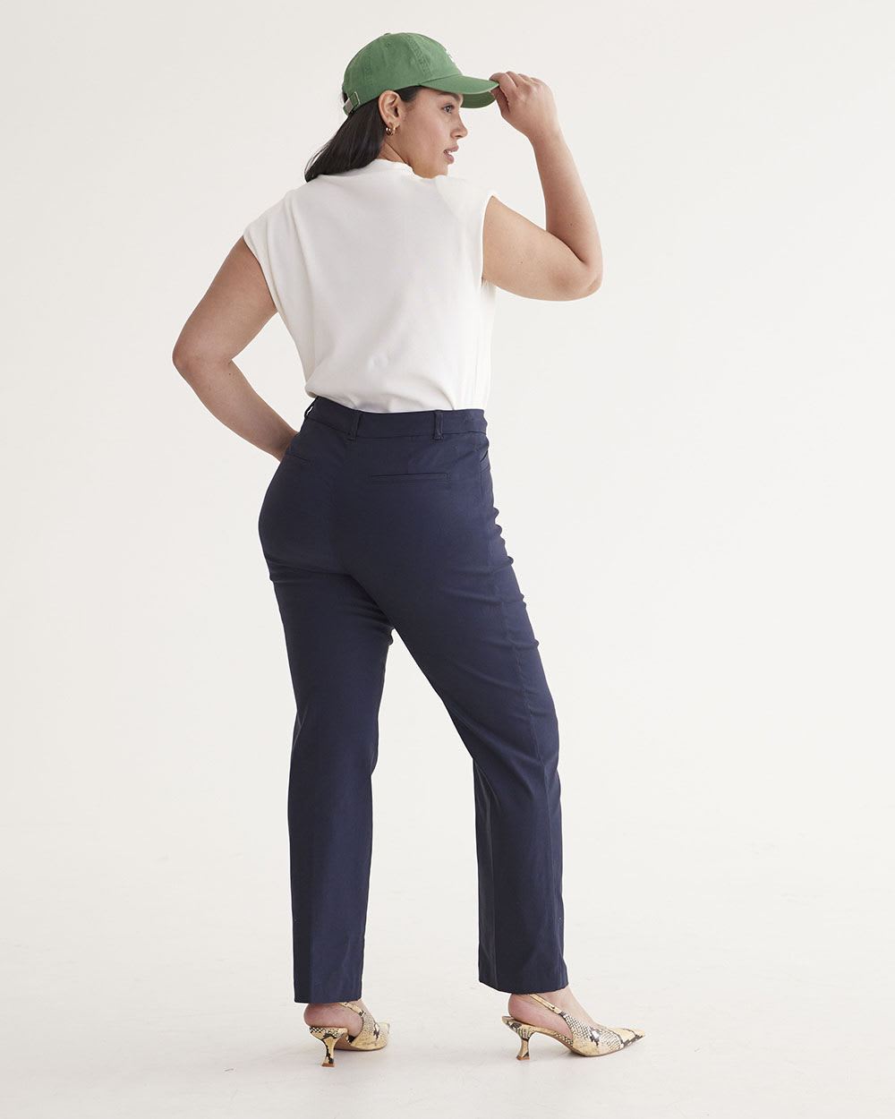 Straight-Leg High-Rise Pant - The Iconic (R)