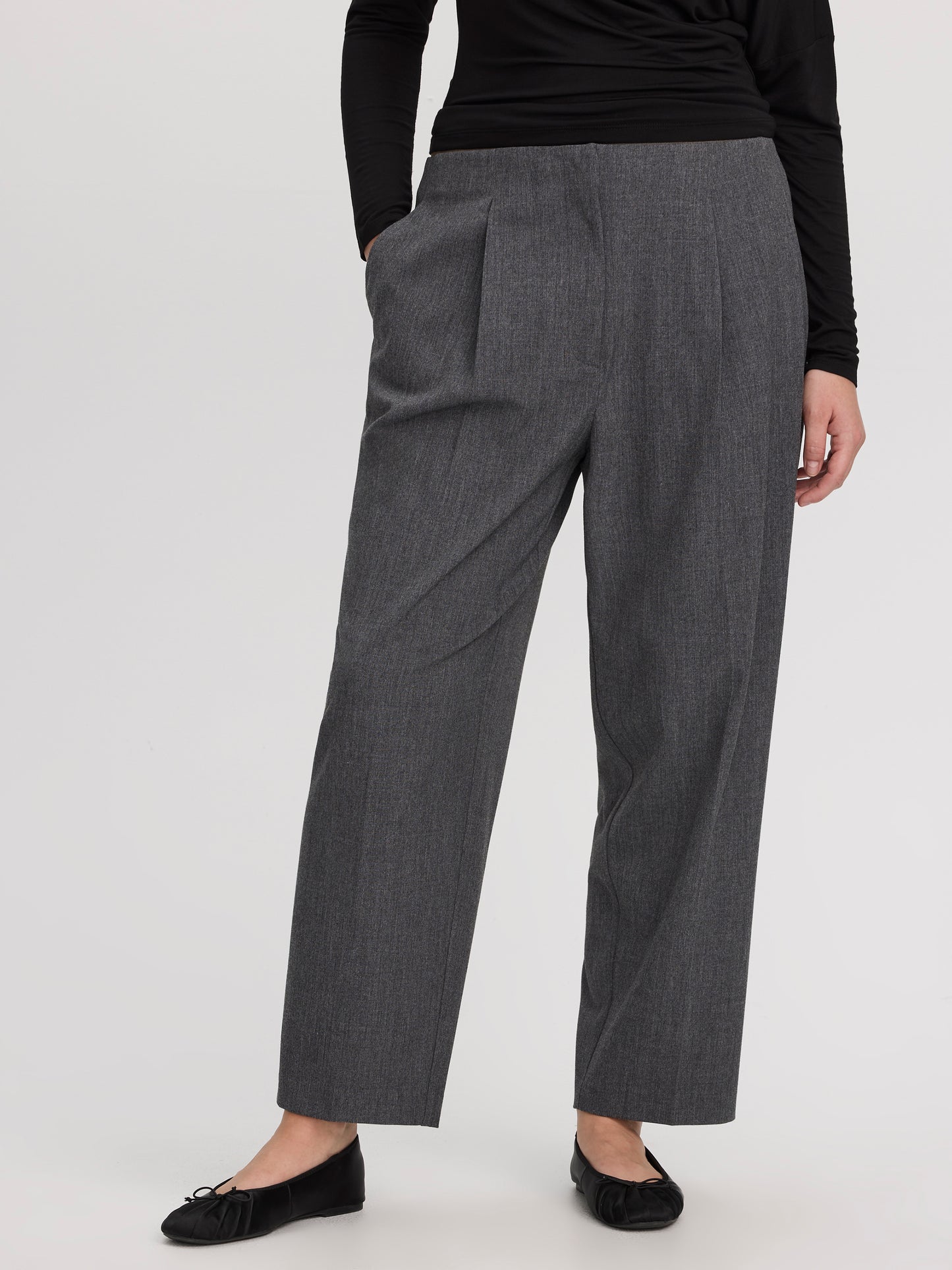 Mid-Rise Barrel Pants - The Timeless - Curvy Fit