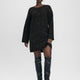 Long-Sleeve Crew-Neck Mini Dress