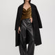 Faux Leather Mid-Rise Barrel Pant