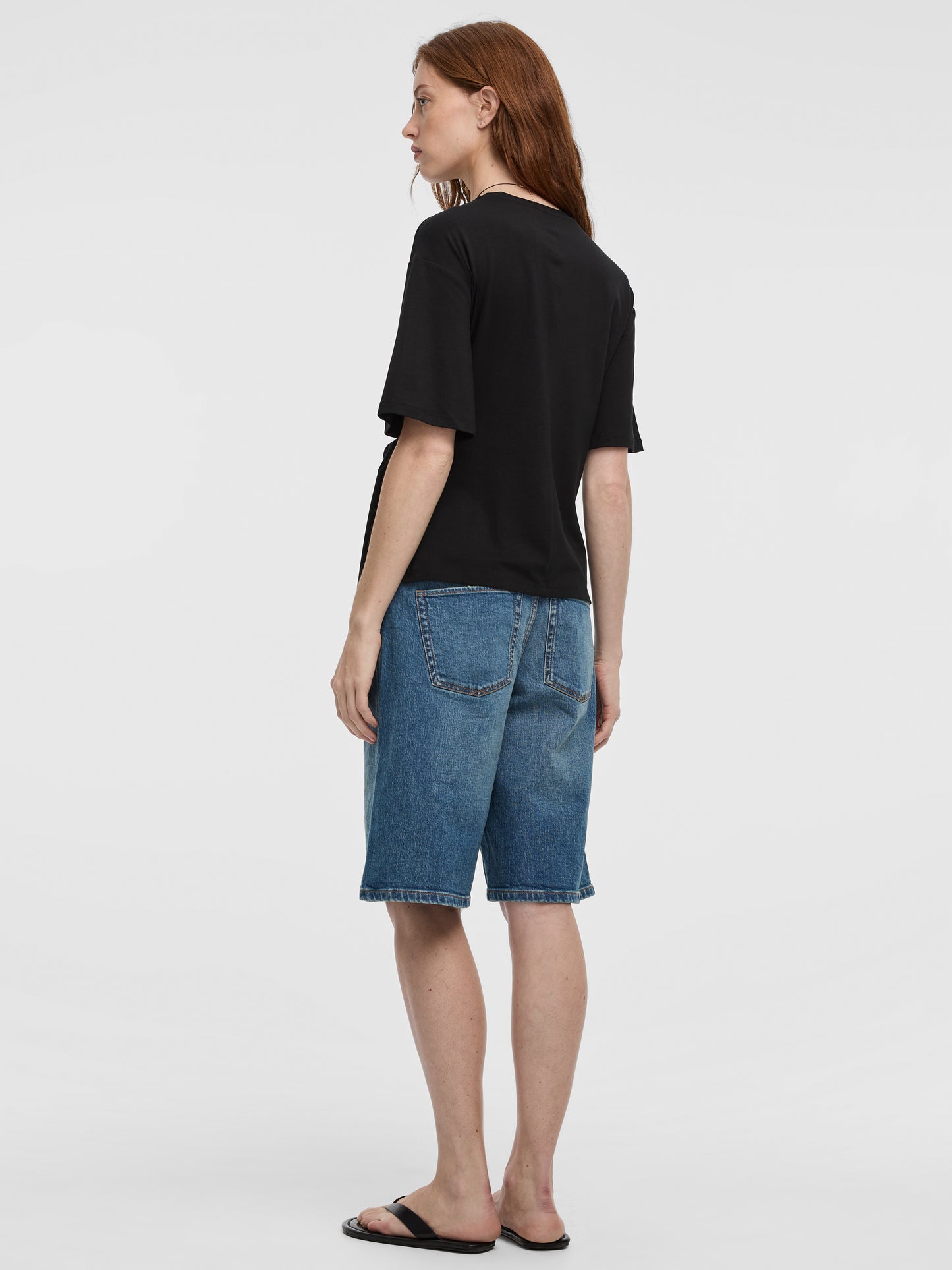 Crew-Neck T-Shirt with Knot Detail