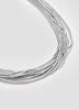 Short Necklace with Snake Chains