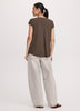 Extended-Sleeve V-Neck Tunic