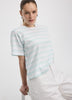Striped Crew-Neck Boxy T-Shirt