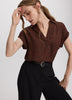 Extended-Sleeve V-Neck Flowy Blouse - R Essentials