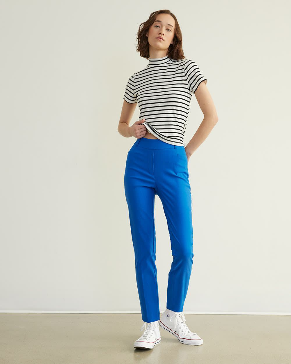 Slim-Leg High-Rise Ankle Pant - The Iconic (R) - Tall
