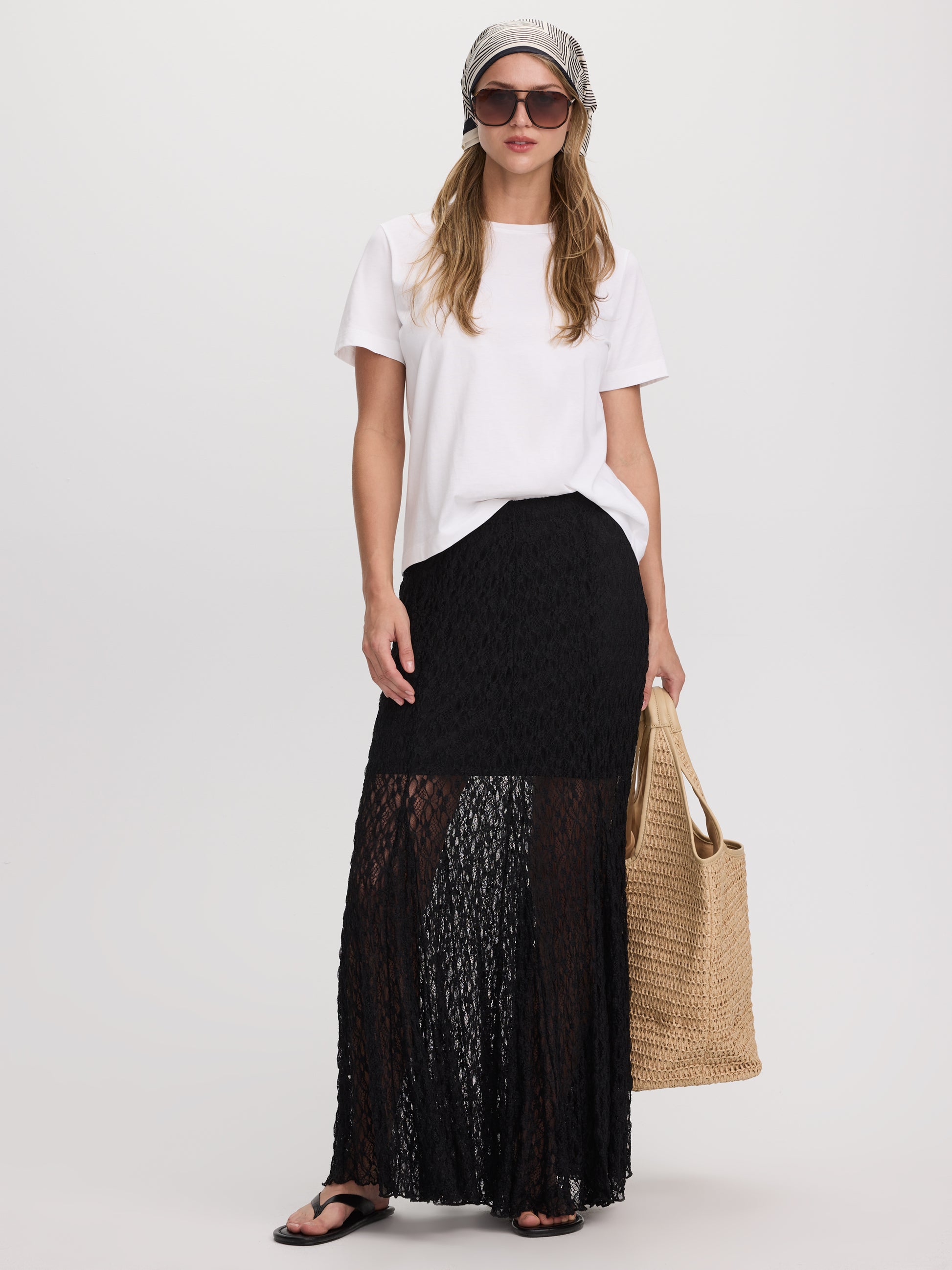 Maxi Lace Skirt