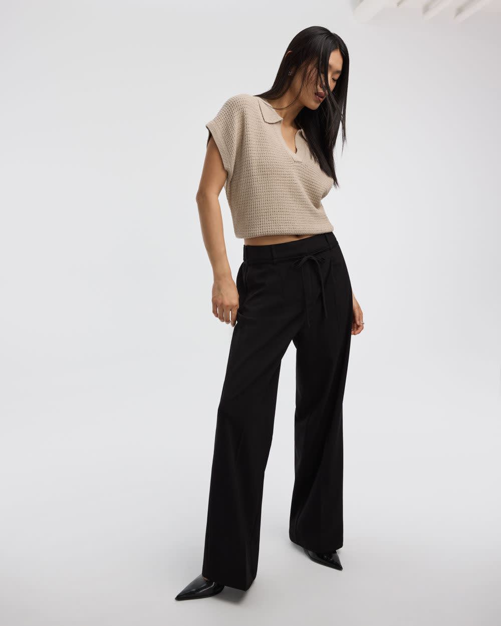 Wide-Leg High-Rise Pant - The Timeless