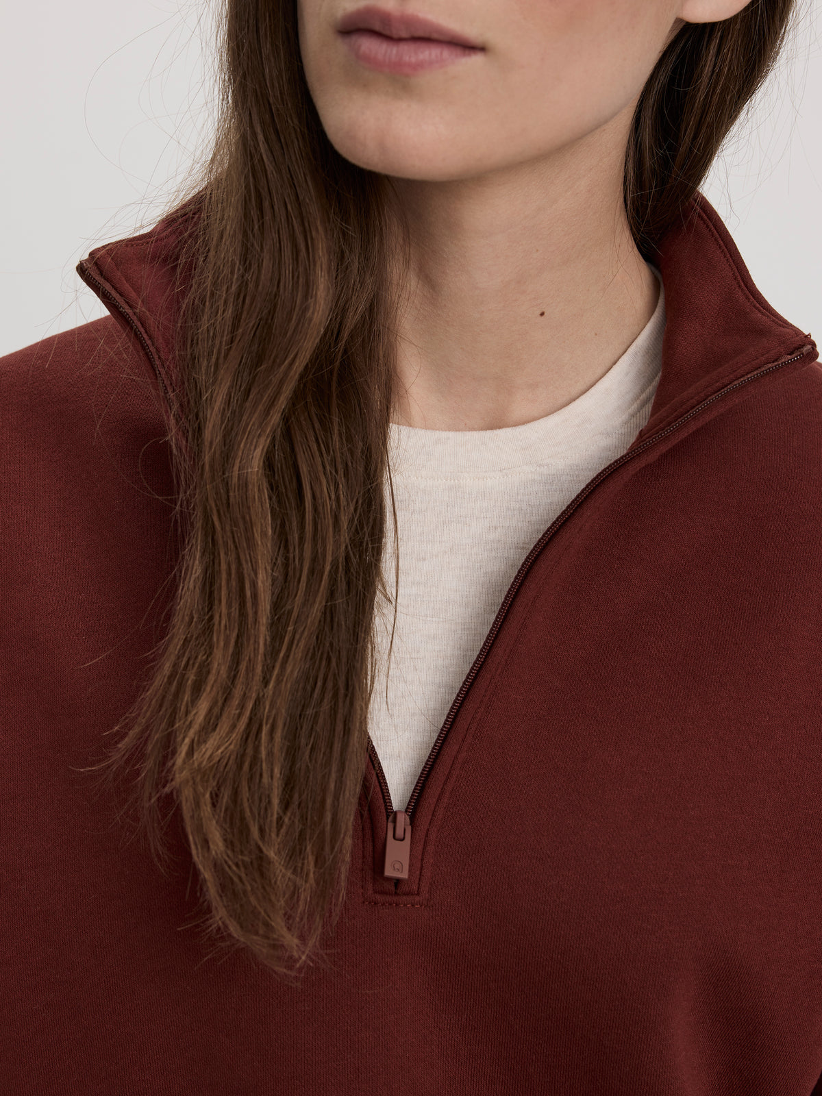 Polar Fleece Half-Zip Pullover - Hyba