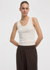 Scoop-Neck Ribbed Tank