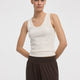 Scoop-Neck Ribbed Tank