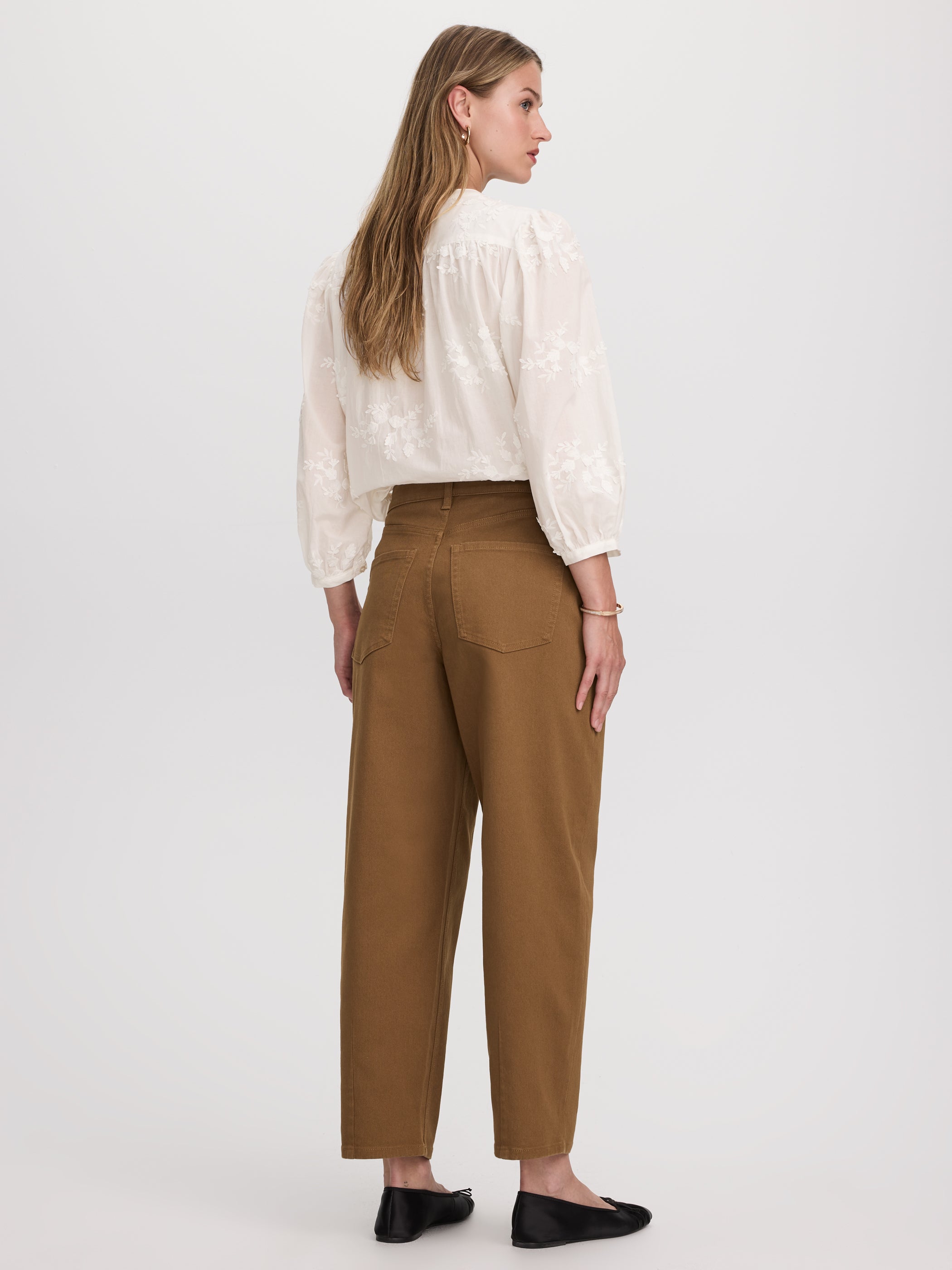 High-Rise Barrel Pant